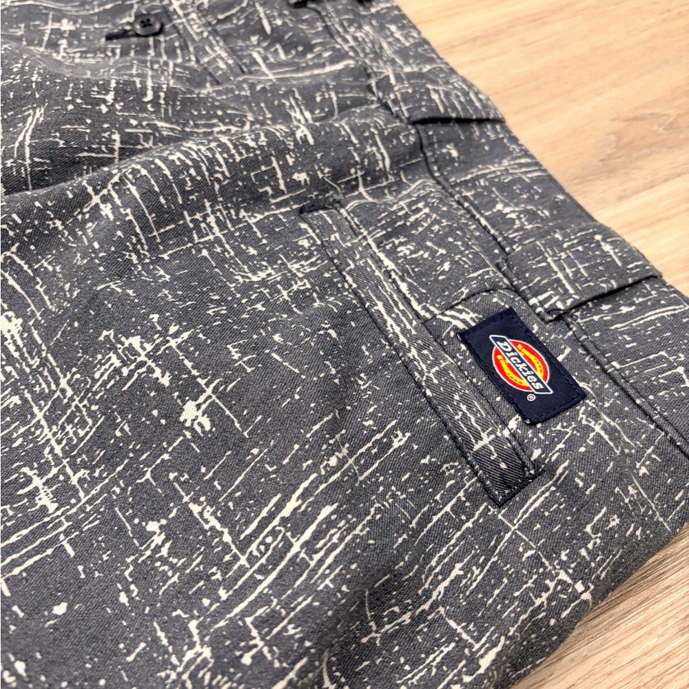 Dickies Gray with White Distressed Print